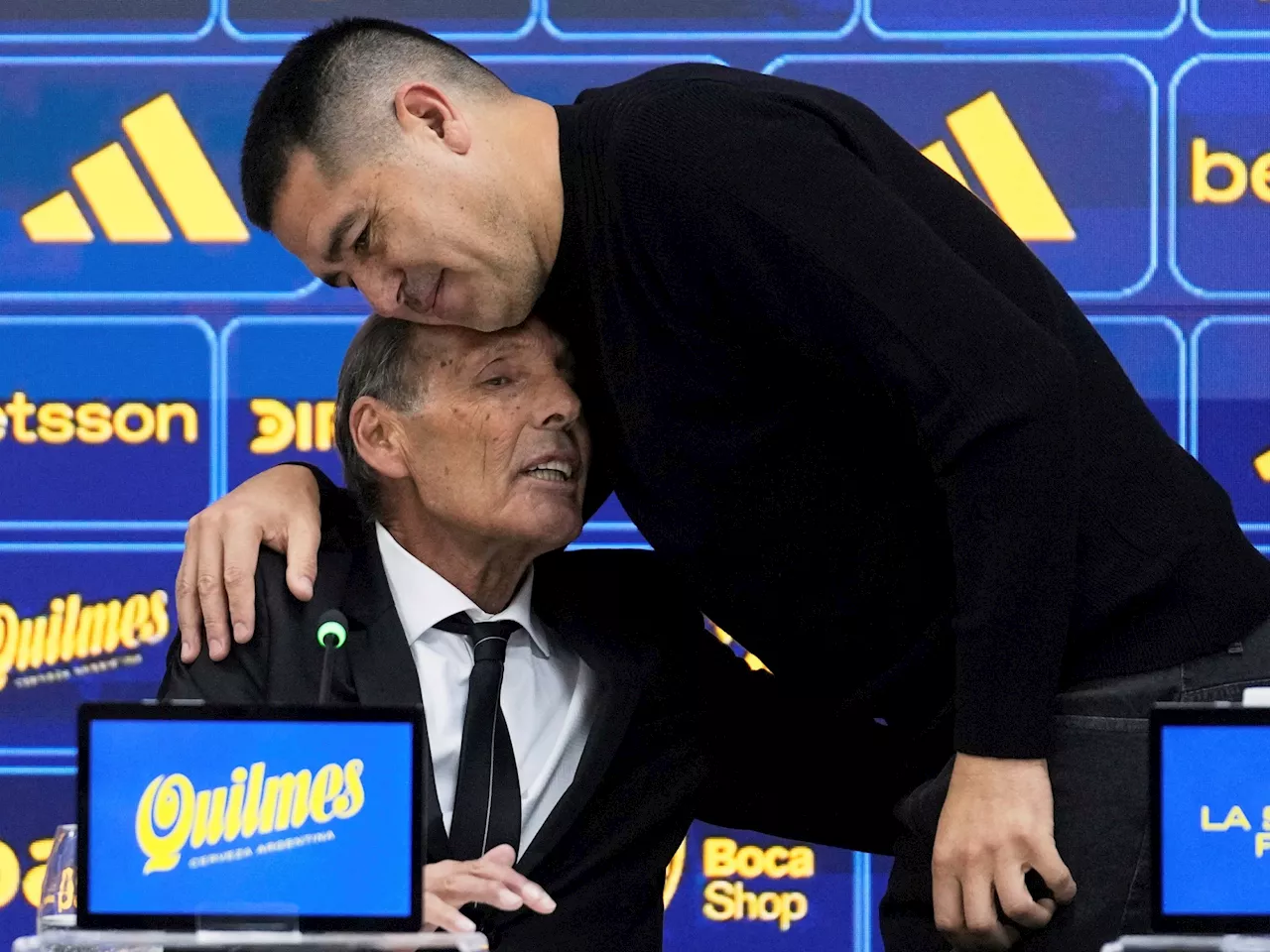 Miguel Ángel Russo se quebró en su presentación como DT de Boca junto a Juan Román Riquelme: 'Sé lo que necesita el hincha'