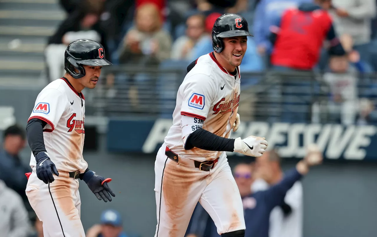 Nolan Jones ‘trying less hard’ and finding results with runners on base: Guardians breakfast today