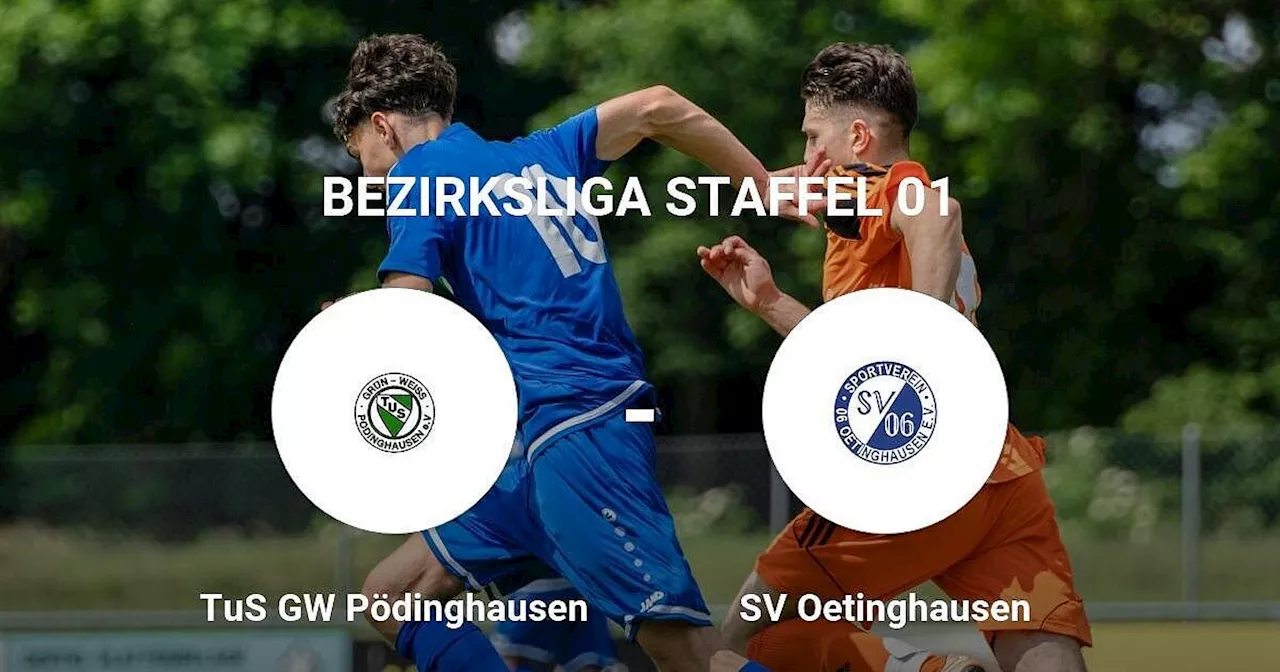 TuS GW Pödinghausen im Match gegen SV Oetinghausen deutlich dominierend