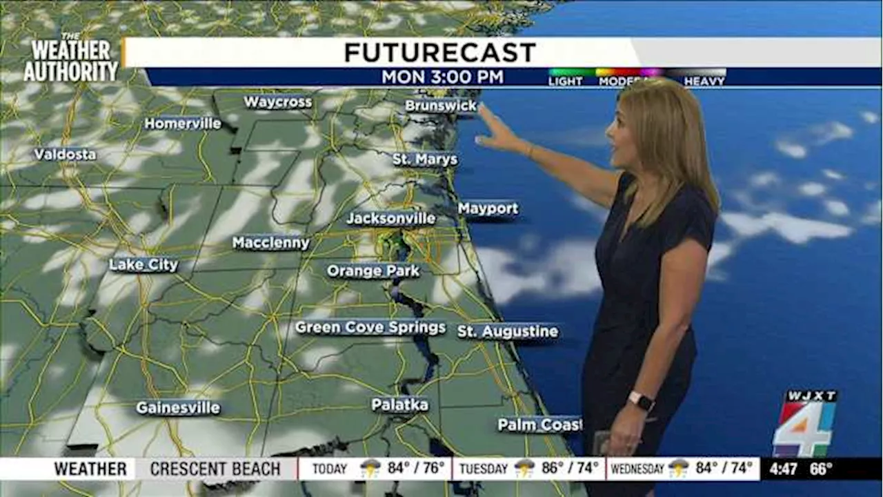 Jacksonville heats up: 90s and rain chances this week
