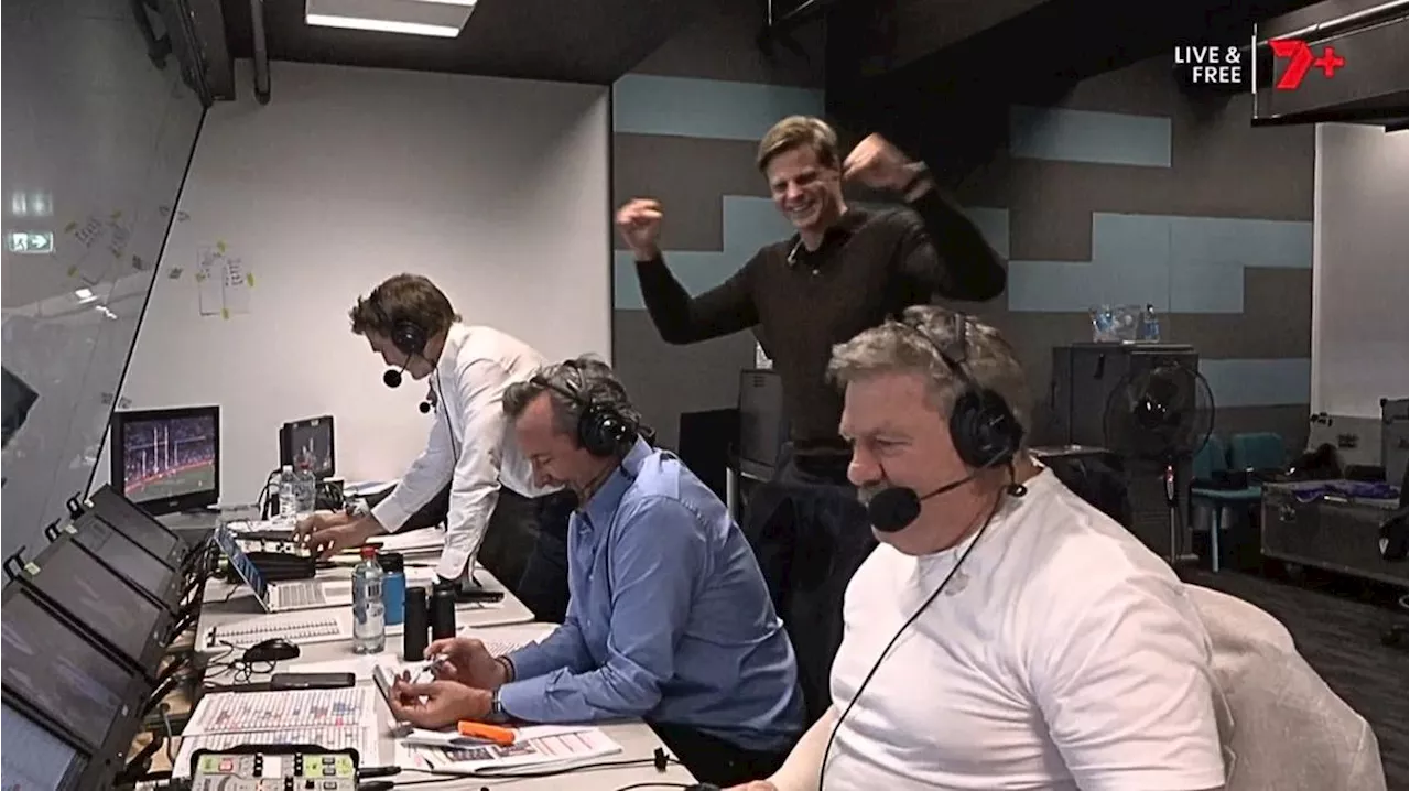 Fans all say the same thing about AFL commentator Brian Taylor’s epic Patrick Voss call