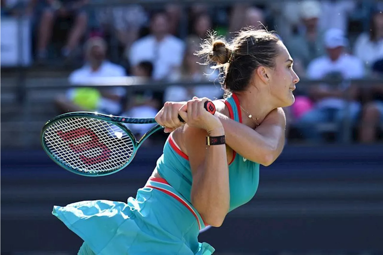 Tennis-Sabalenka saves four match points to outlast Rybakina in Berlin