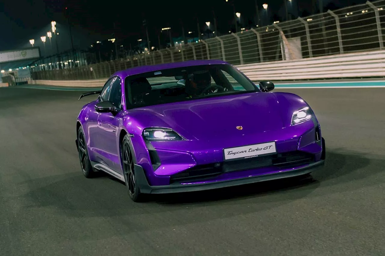 All-electric Porsche Taycan Turbo GT goes fastest once again