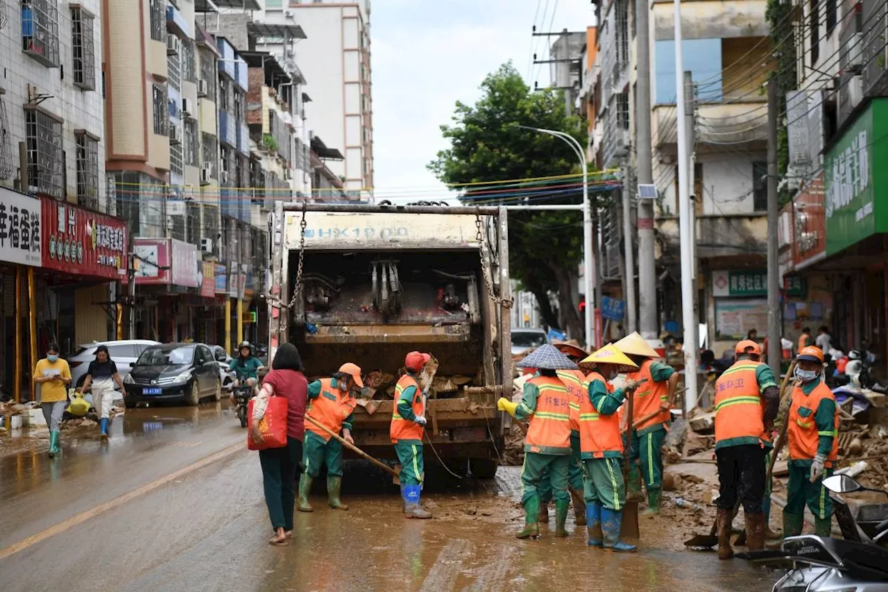 China warns of flooding after heavy rains