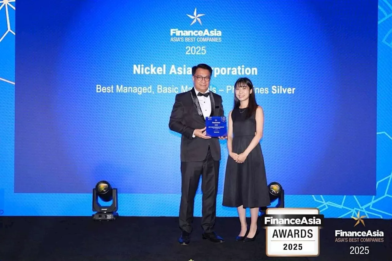 Nickel Asia wins silver for Best Managed Basic Materials