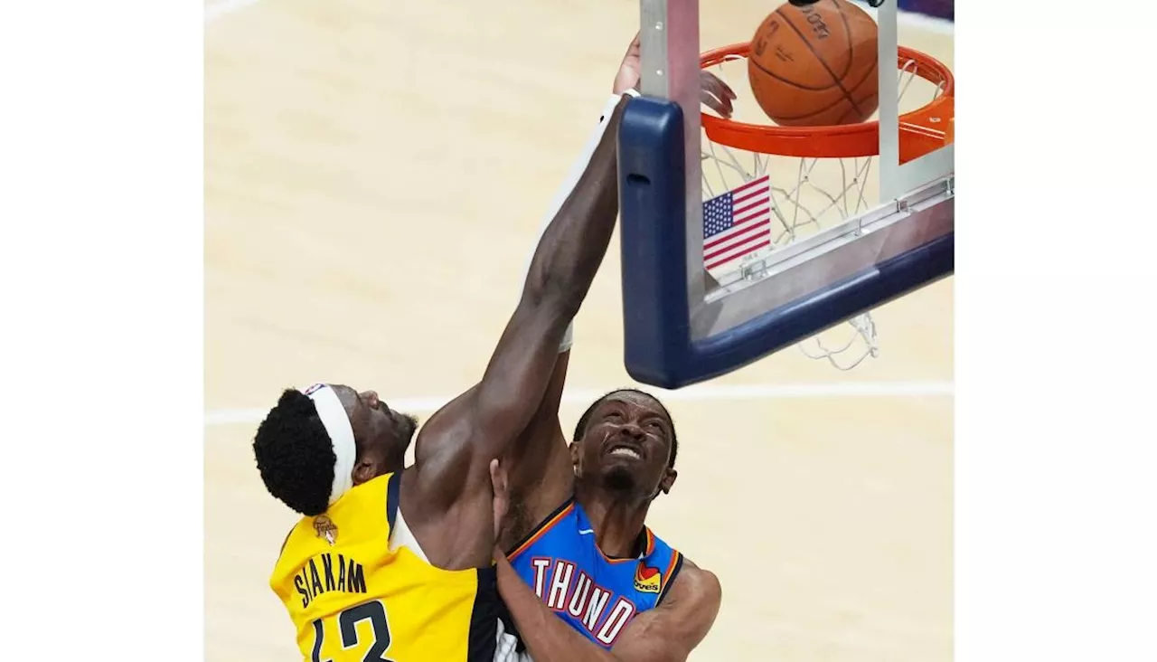 Pacers thrash Thunder to stay alive in NBA Finals
