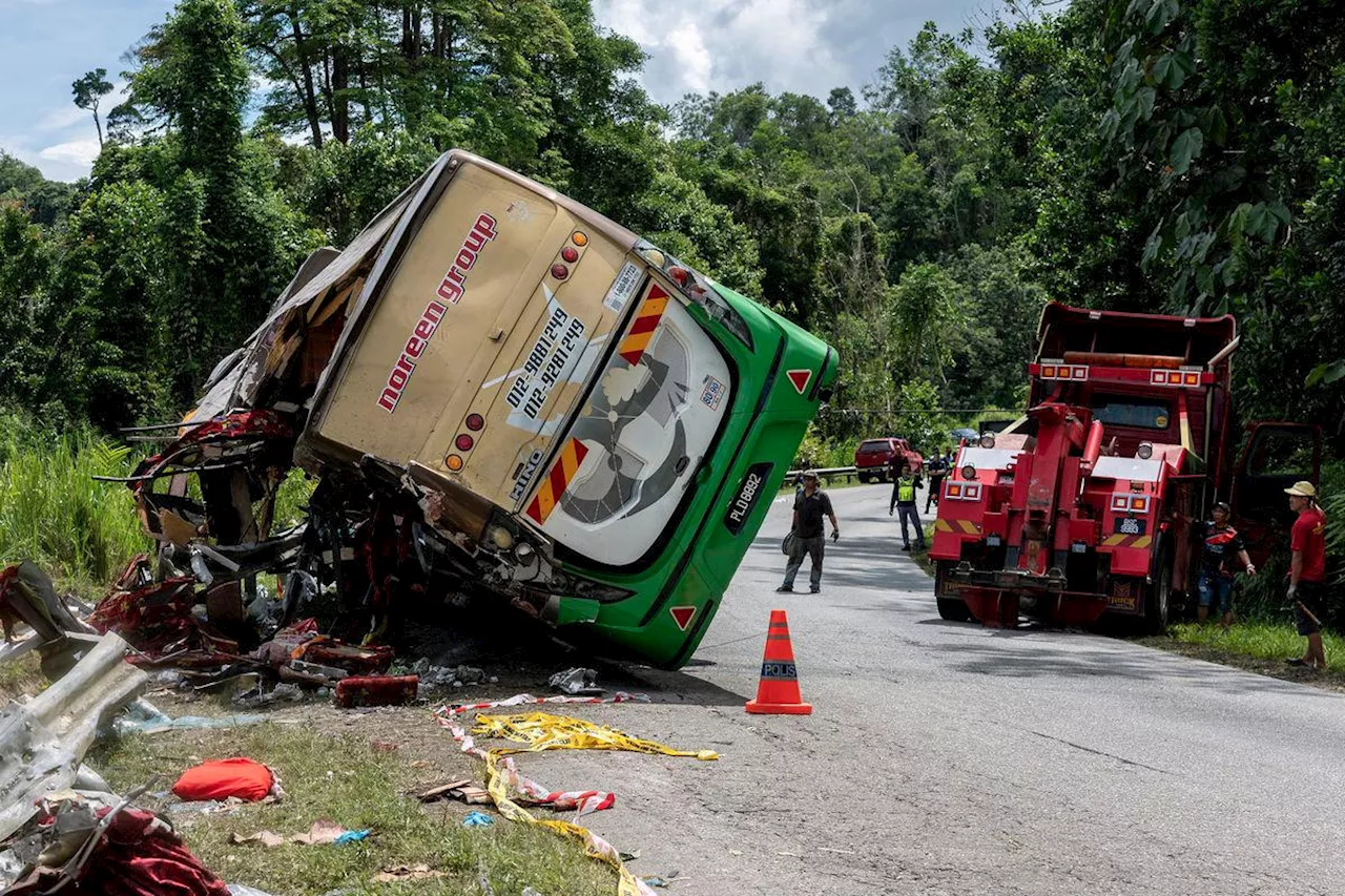 Gerik crash: JPJ finalising investigation for legal action against bus company operator