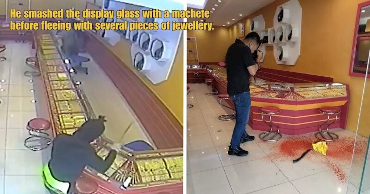 45yo Man Throws Chilli Powder at Worker in Langkawi Gold Shop, Escapes with RM50k in Jewellery