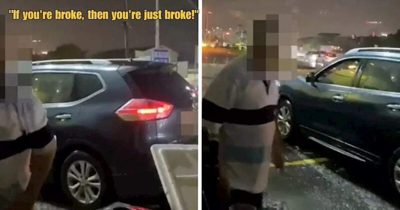  Sabah Driver Berates Vendor After Nearly Crashing Into His Roadside Stall