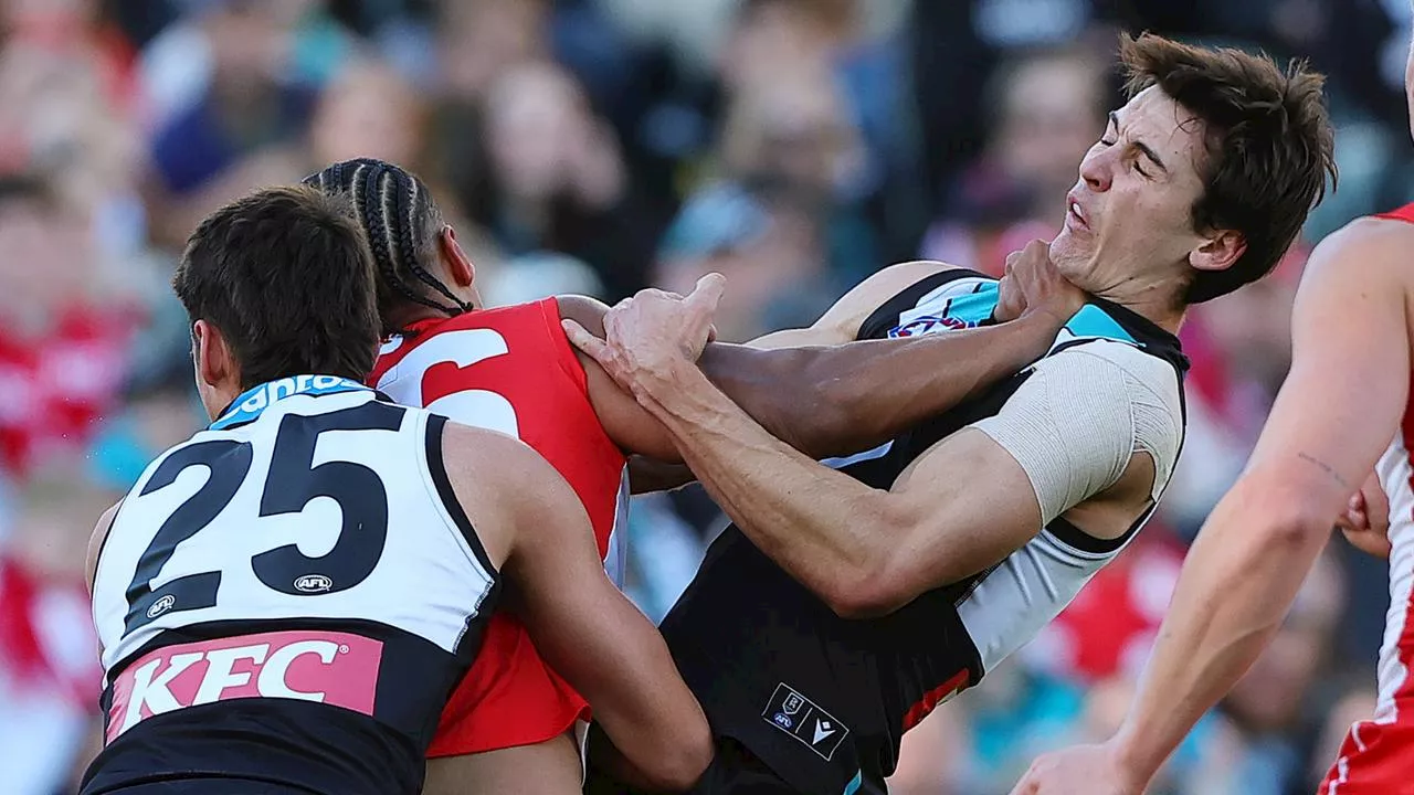 LIVE AFL: Swans rue wayward first half as Power find pulse with season on life support
