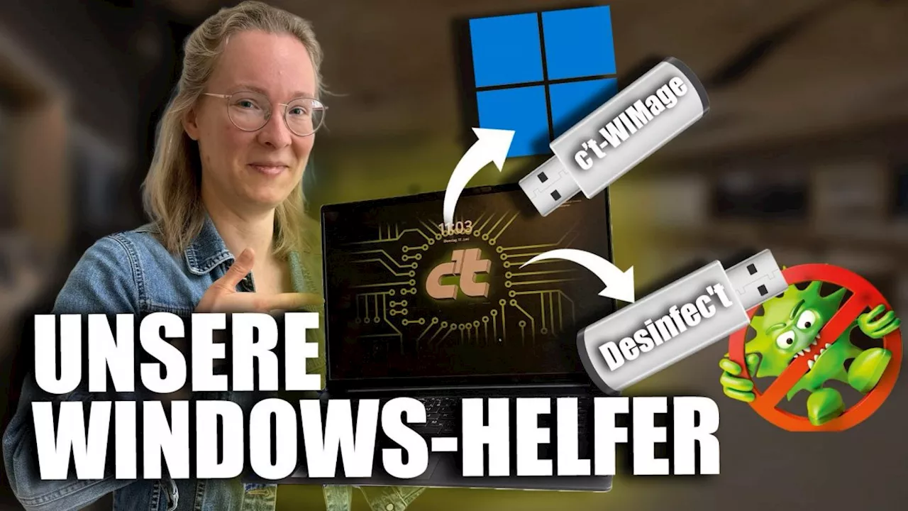 Windows: c't-Tools sichern Daten und suchen Viren