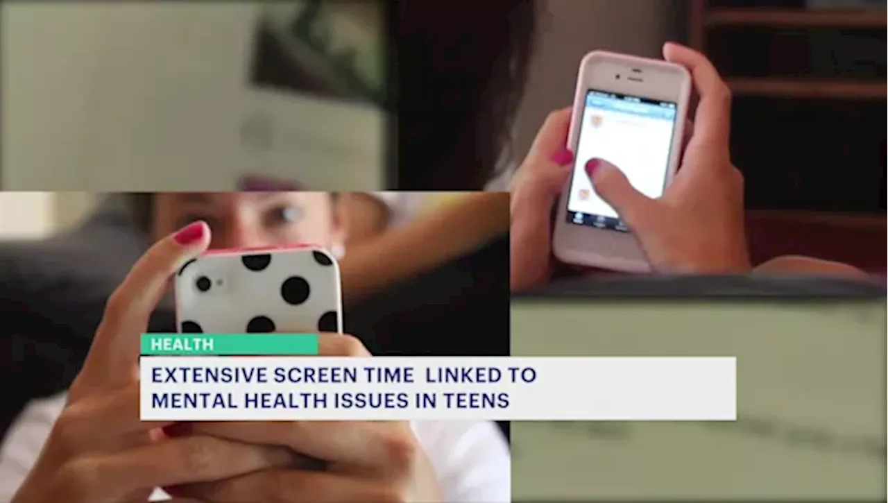 Screen time for children can show a negative impact on children's mental health