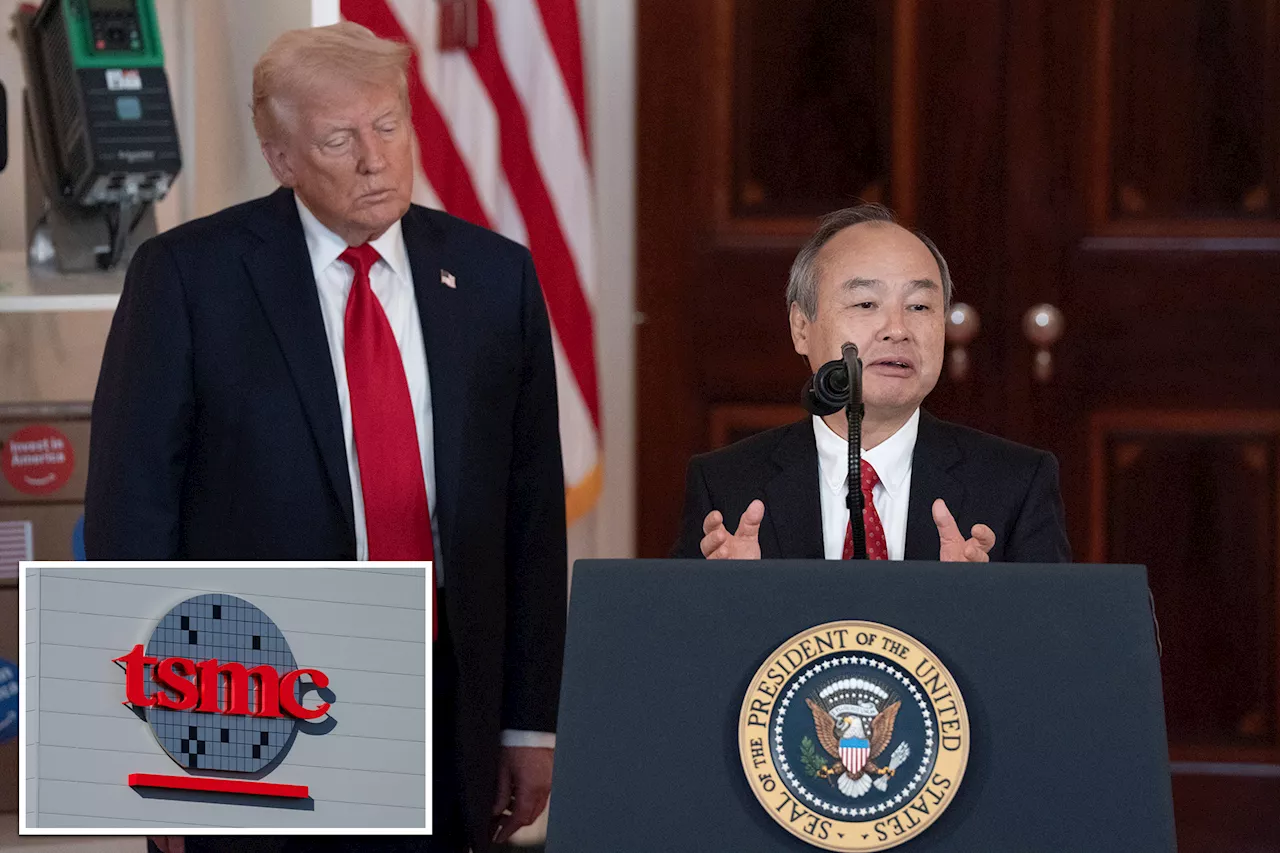 SoftBank pitches chip giant TSMC on building $1 trillion AI hub in US: report