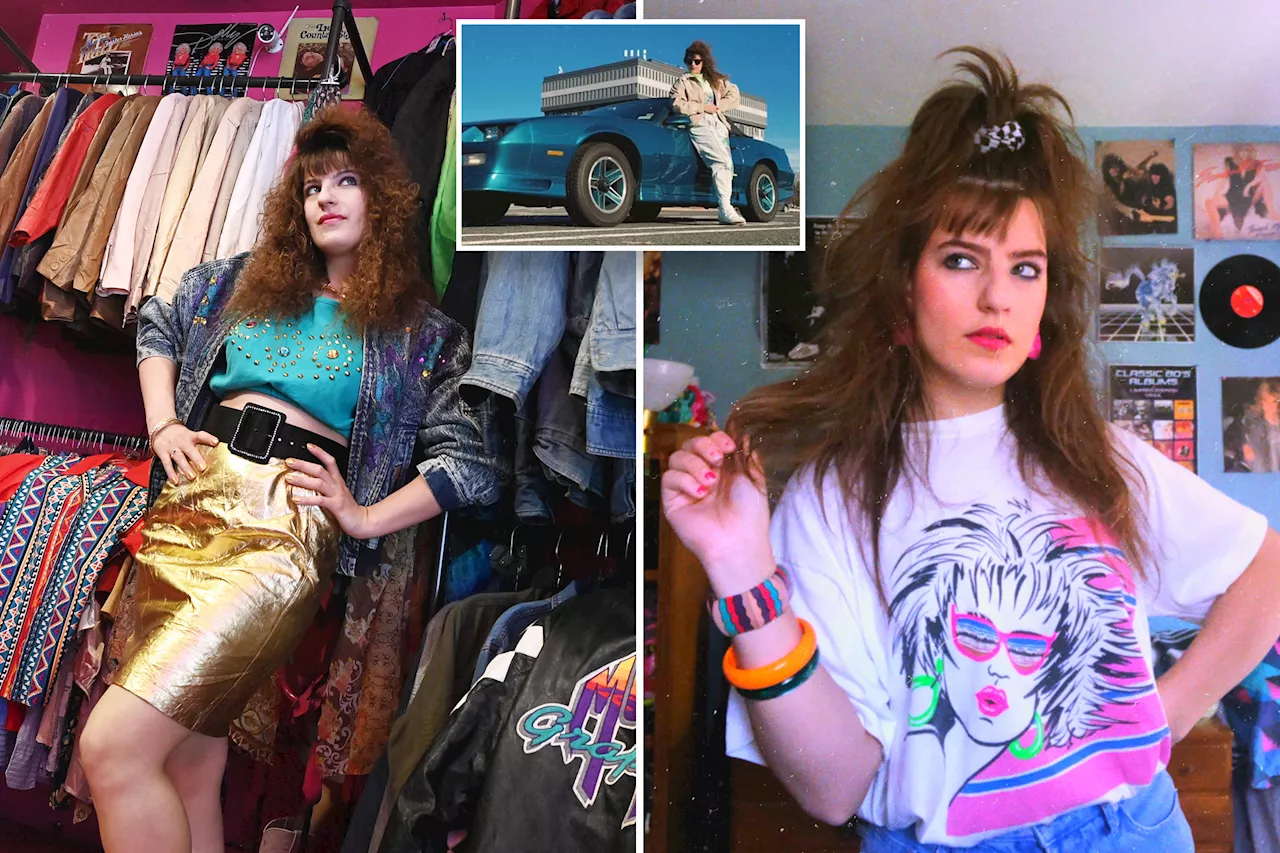  Trapped in the '80s: This 24-year-old has big hair, vintage clothes, a Camaro -- and makes her living from a decade she never lived in