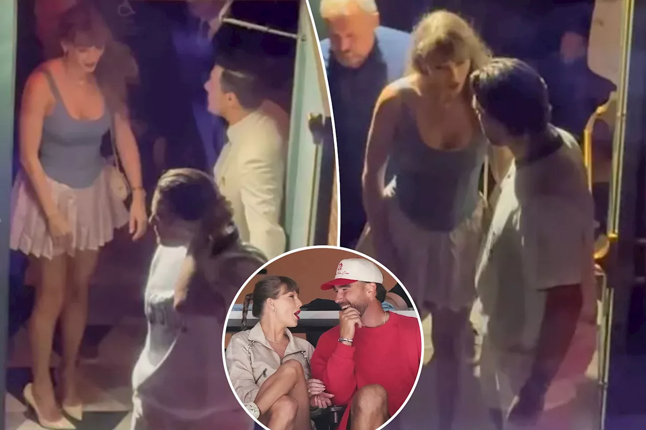 Travis Kelce, Taylor Swift captured enjoying surprise date night at trendy NYC restaurant