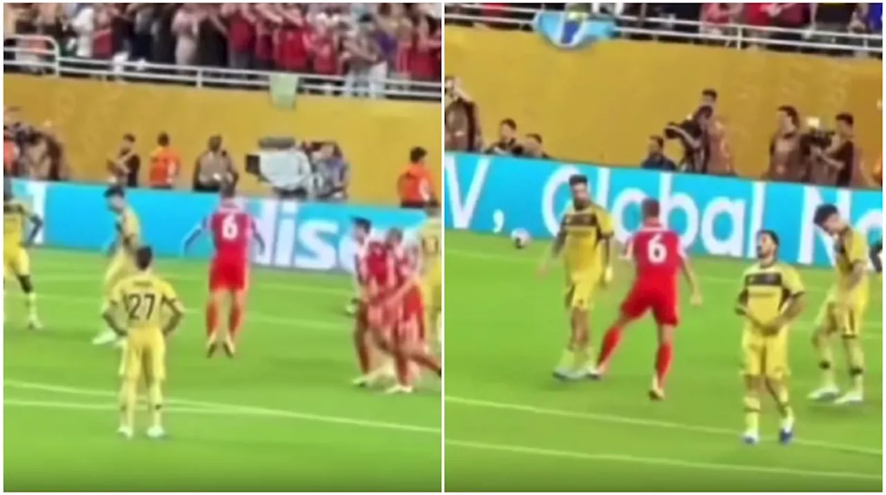 El desaforado festejo de una figura del Bayern en la cara de los jugadores de Boca que no se mostró en la transmisión del partido