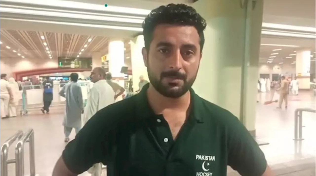 National hockey team accorded welcome at Lahore airport