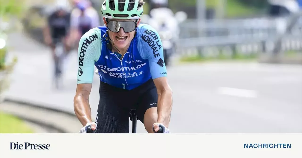Tour de Suisse: Felix Gall Berg-Zeitfahr-Zweiter und Gesamt-Vierter