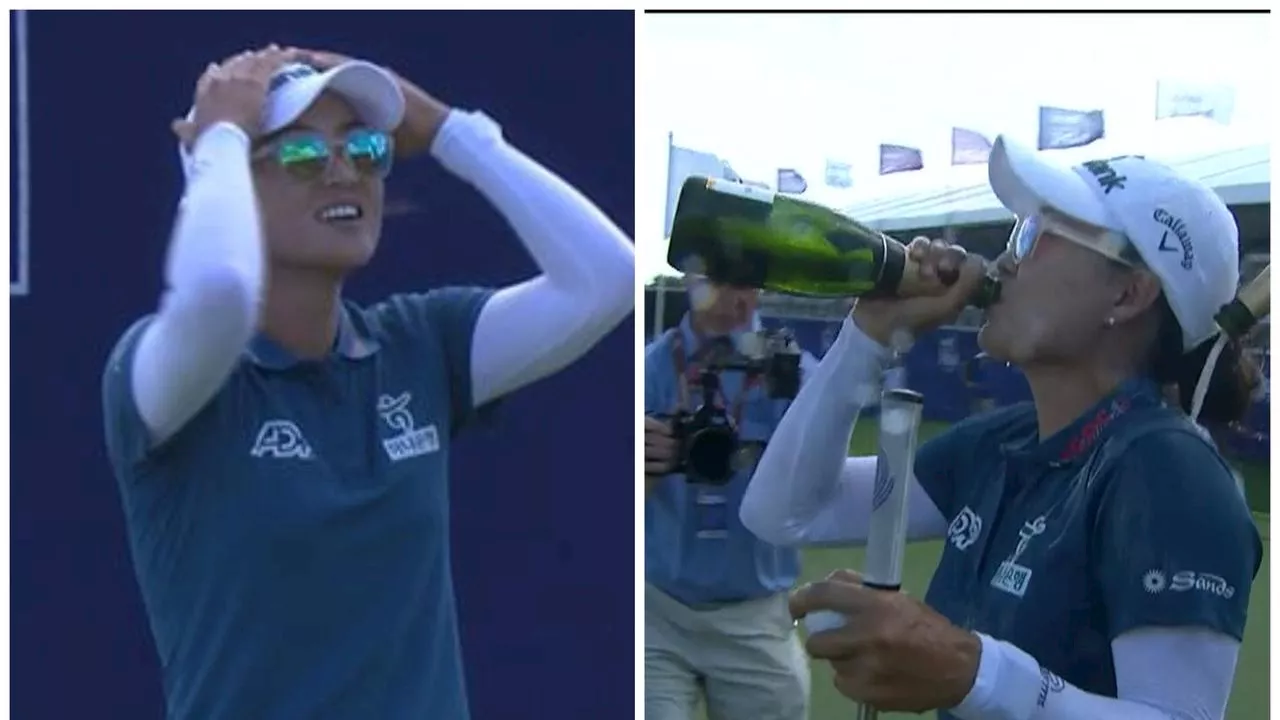 Epic celebration as Aussie star joins greats with dominant Women’s PGA win for third major