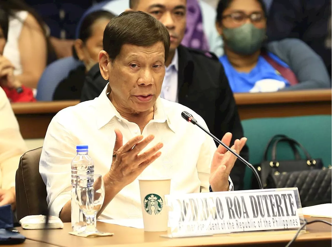 Ex-president Duterte has lost weight