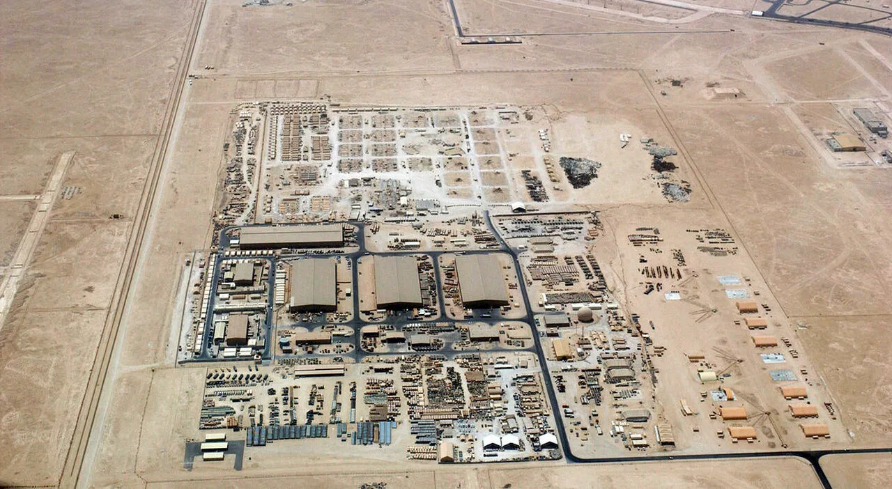 Al Udeid, la base Usa in Qatar sede (nel deserto) del Central Command: all'interno 10 militari italiani dell'a