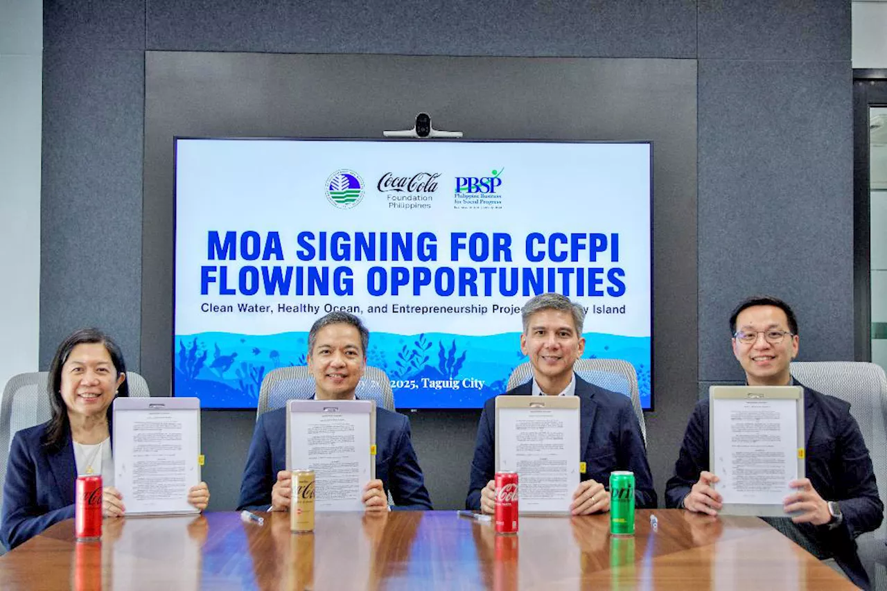 Batangas island town gets clean water from Coca-Cola