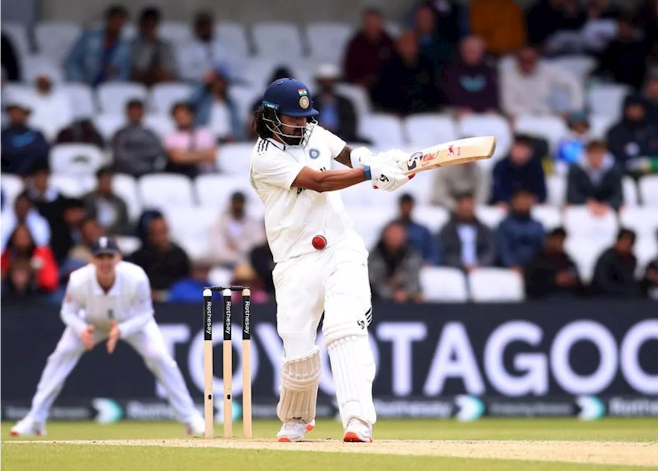 Cricket-Rahul digs in as India build lead over England