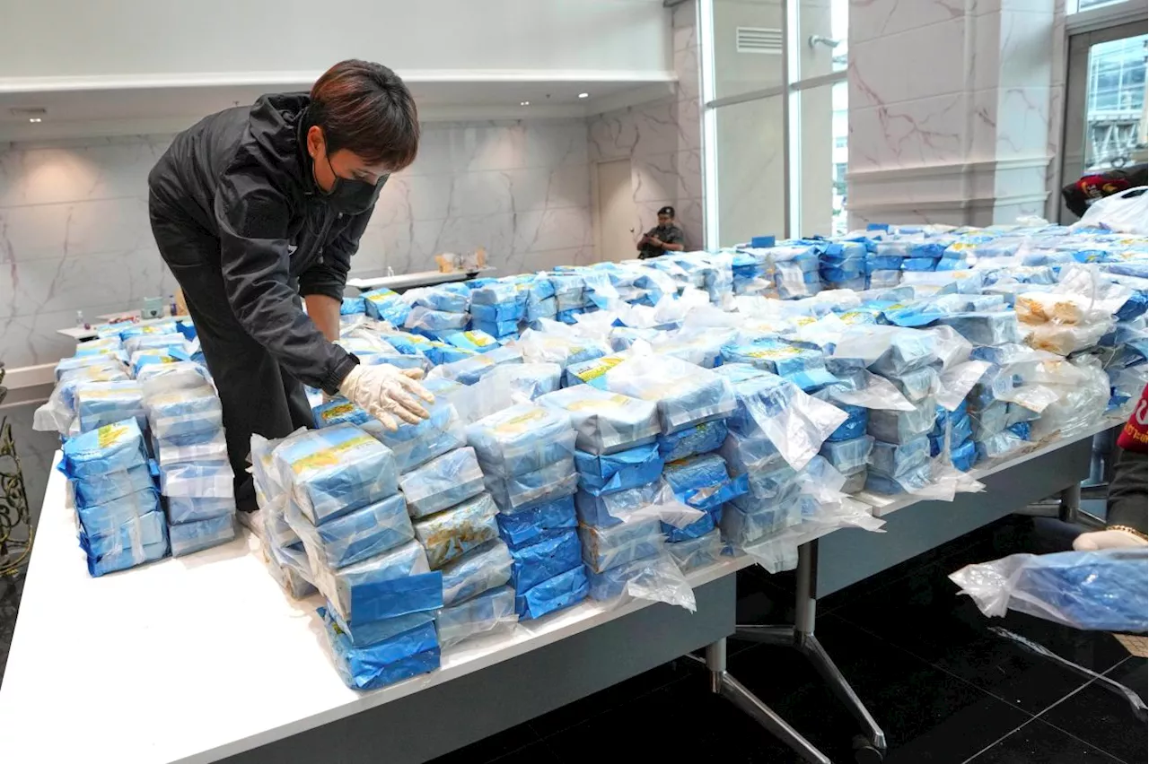Thai authorities seize more than two tons of crystal methamphetamine worth over US$90.8mil