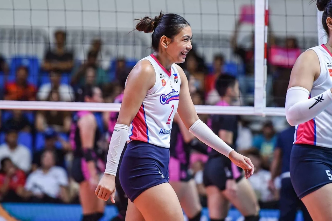 Vintage Valdez shows up, propels Creamline to victory over Akari in four sets