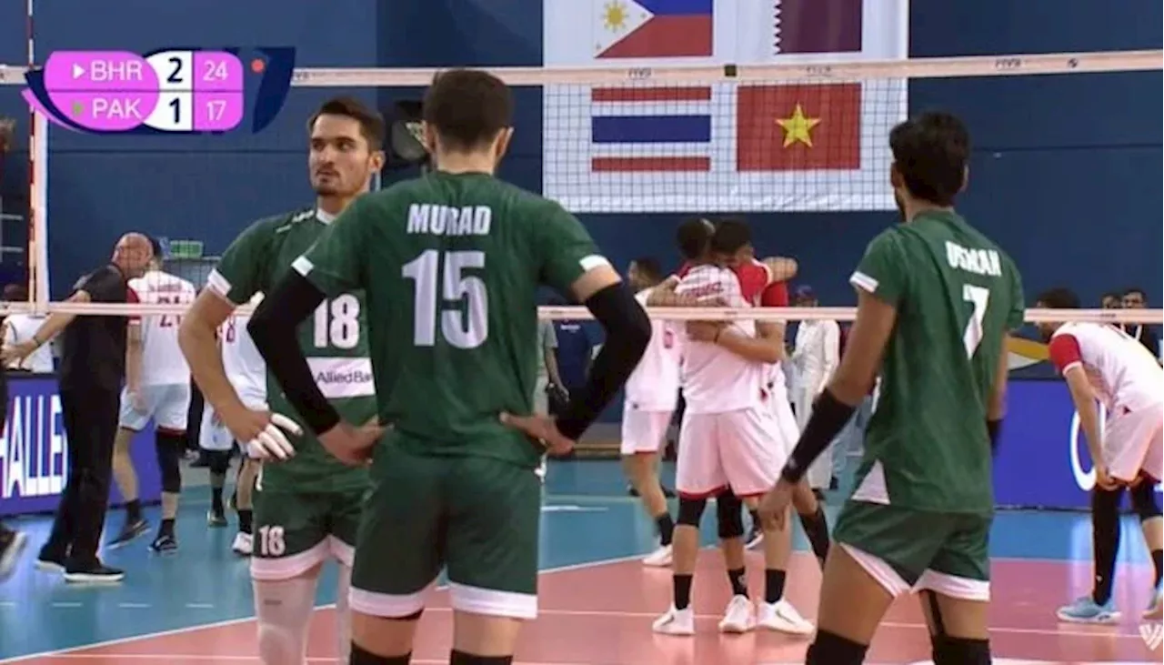 Bahrain defeats Pakistan 3-1 to clinch AVC men’s volleyball nations Cup title