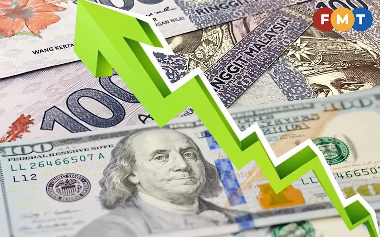 Ringgit rises at the close on easing tensions in Middle East