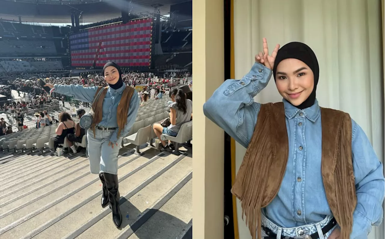 M’sian Singer Aina Abdul Stuns In Cowgirl-Inspired Look For Beyonce Concert In Paris