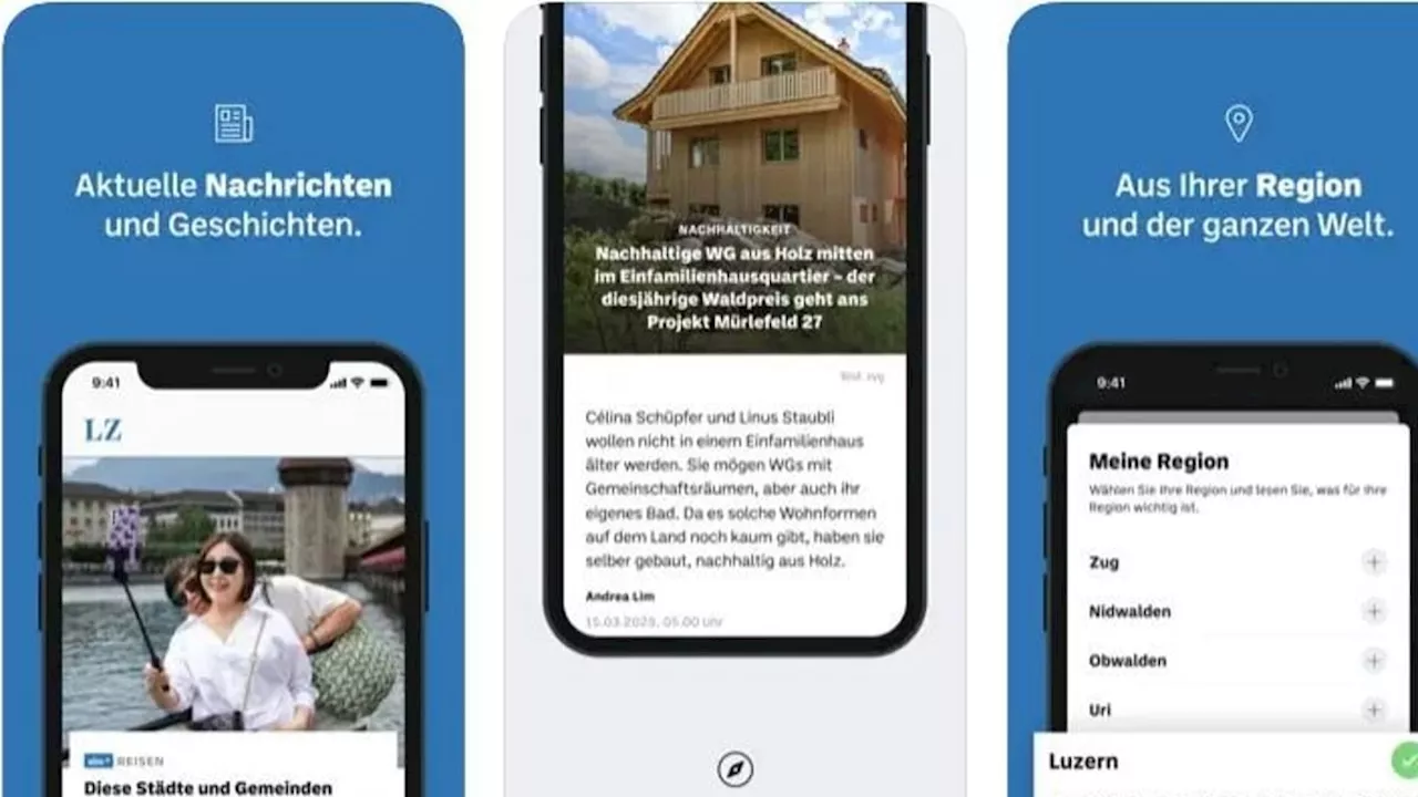 Luzerner Zeitung: Neuerungen in der News-App
