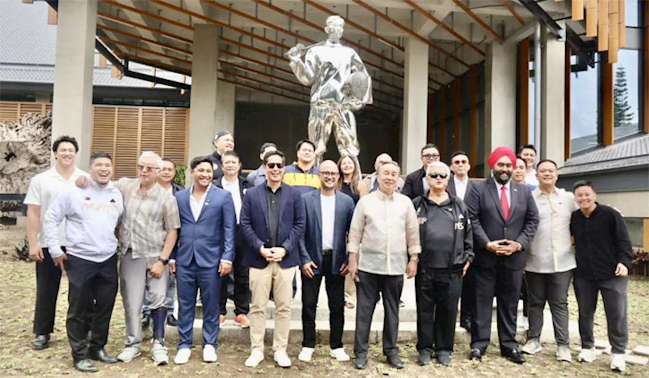 Tagaytay City pays tribute to Dr. Jose P. Rizal, the fencer, with statue at City Hall