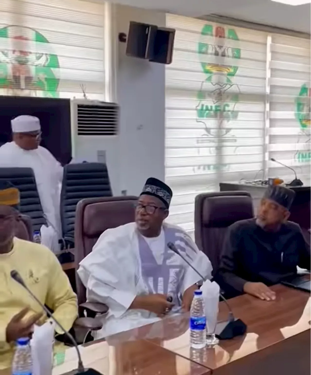 JUST IN: INEC Chairman, Yakubu in Closed-Door meeting with PDP leaders as Crisis Deepens