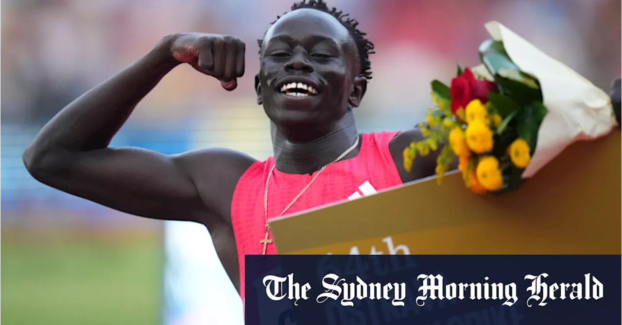 Gout Gout flies to new Australian record in his first European race
