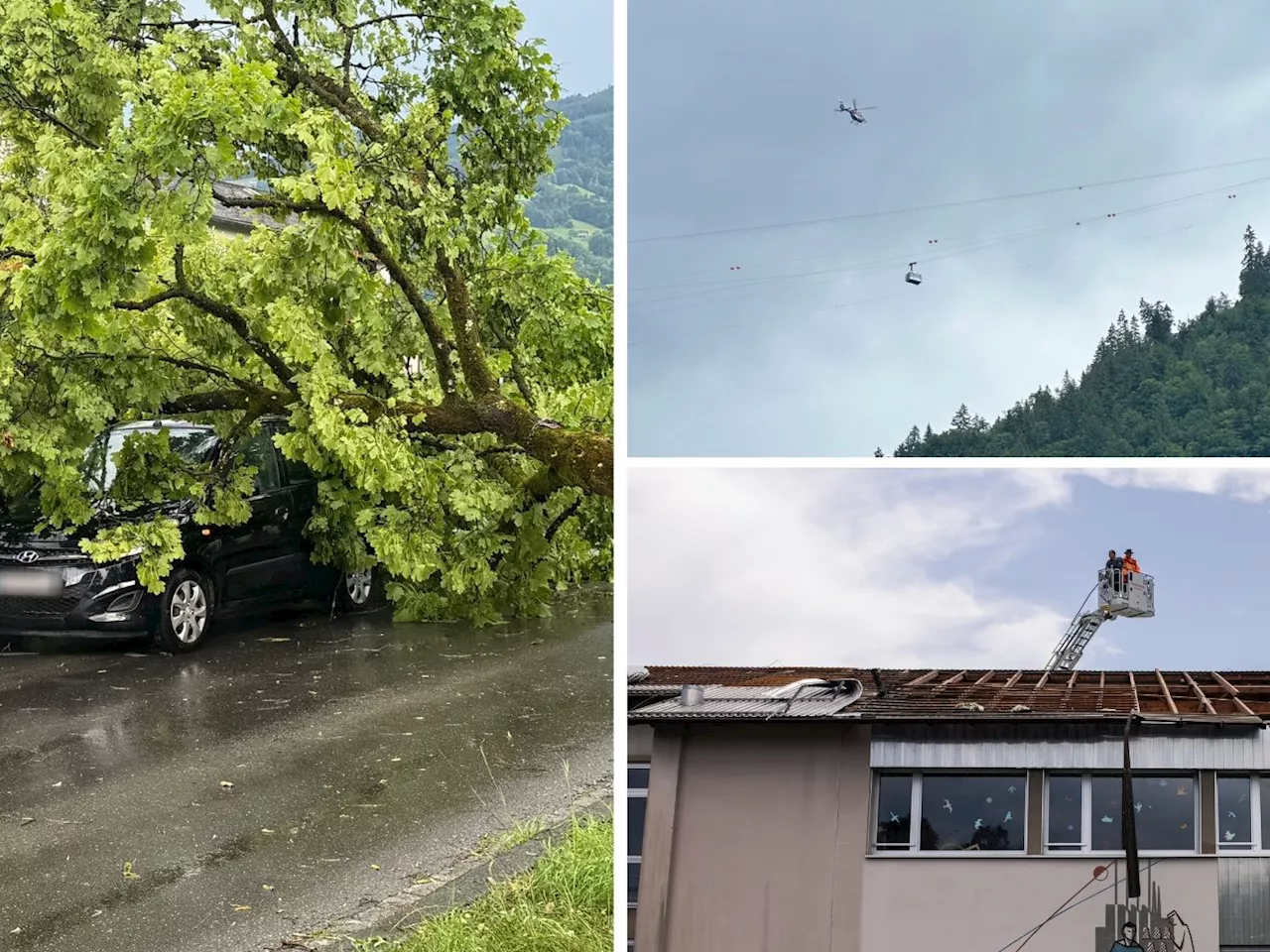 Chaos in Vorarlberg: Unwetter sorgte für Verwüstung