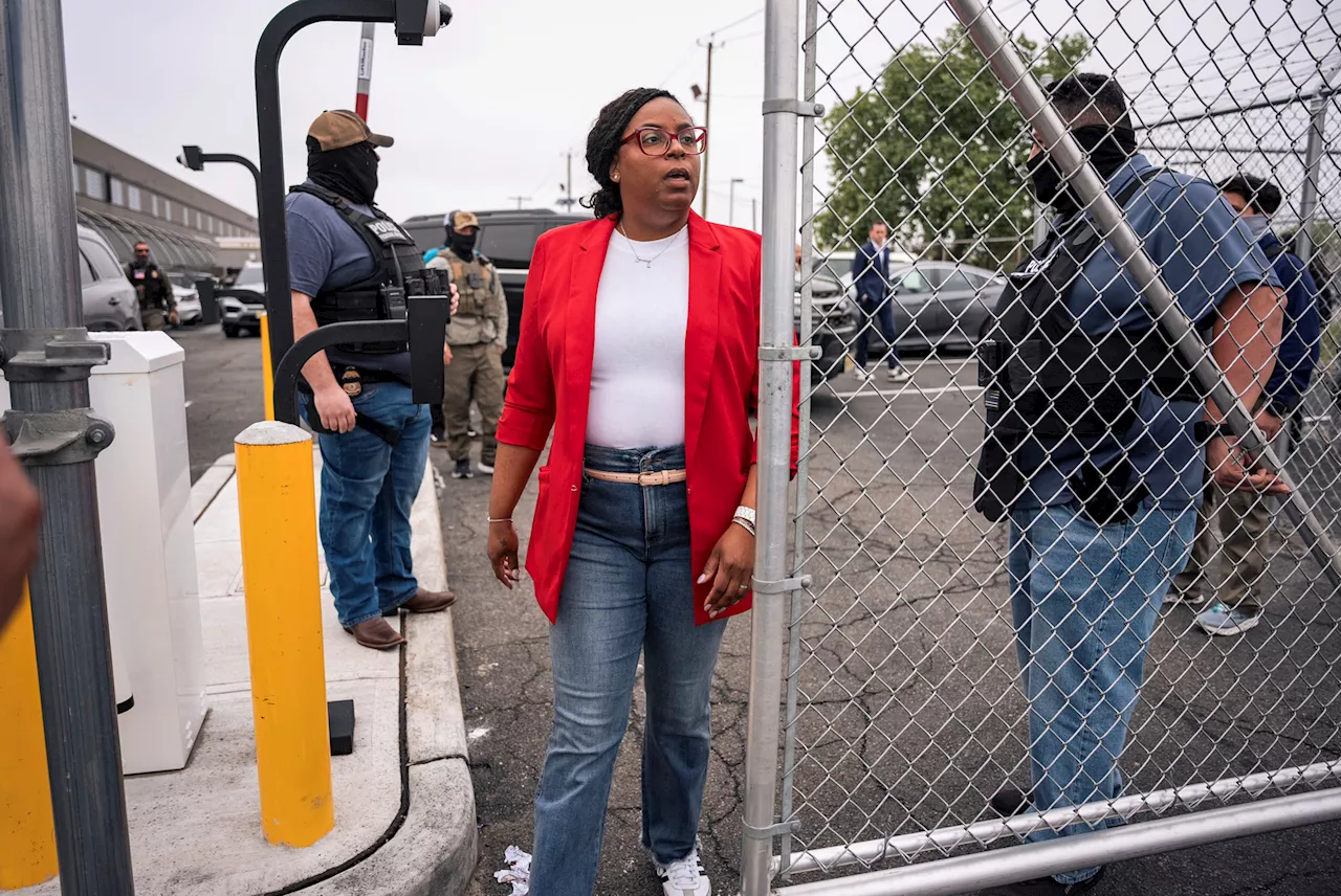 US Rep. LaMonica McIver to be arraigned on assault charges stemming from immigration center visit