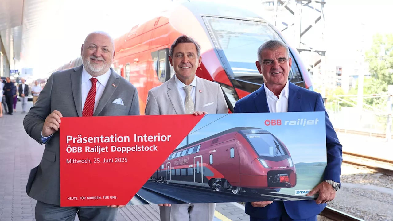  Doppelstock-Railjets – ÖBB bringen XXL-Züge auf Schiene