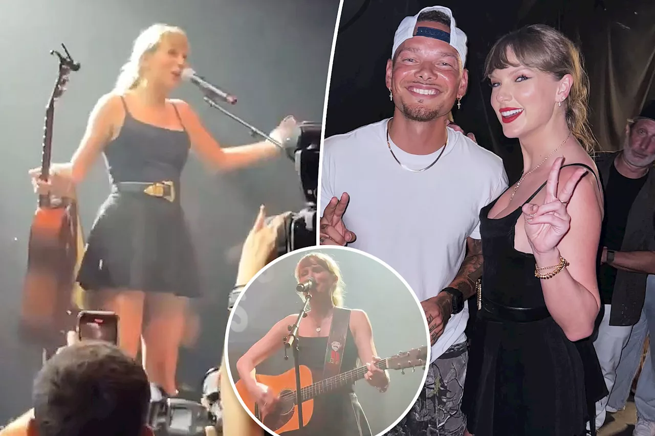 Taylor Swift goes country glam for surprise performance at Travis Kelce's Nashville event