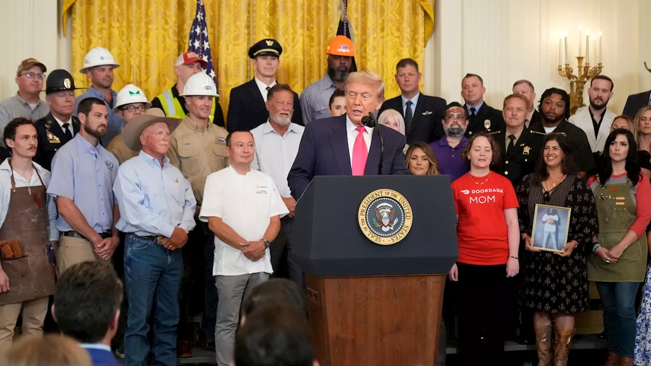 Trump hosts event to rally Republicans behind his megabill