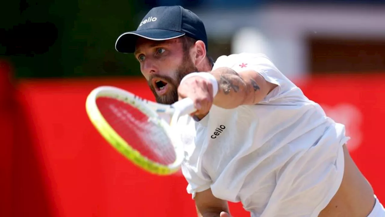 Moutet reaches first grasscourt semi-final after tense win over Tien