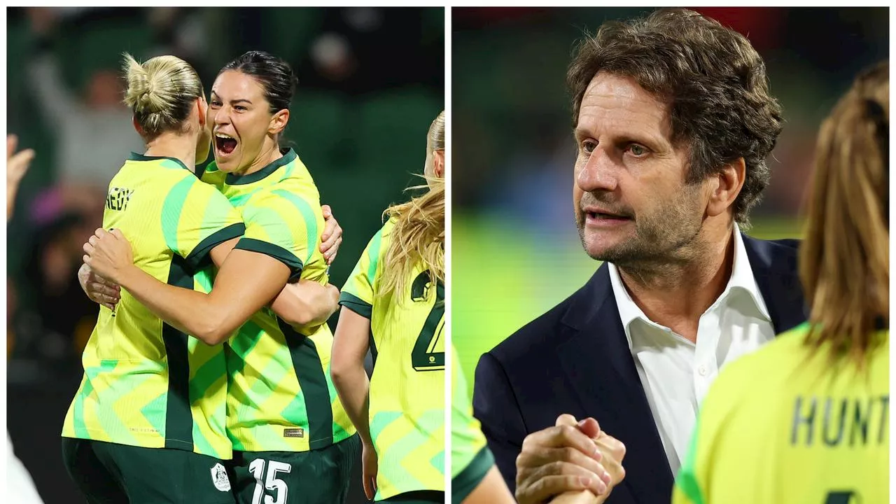 ‘Could have been 7-6’: New Matildas coach hails ‘perfect game’ as era begins in style