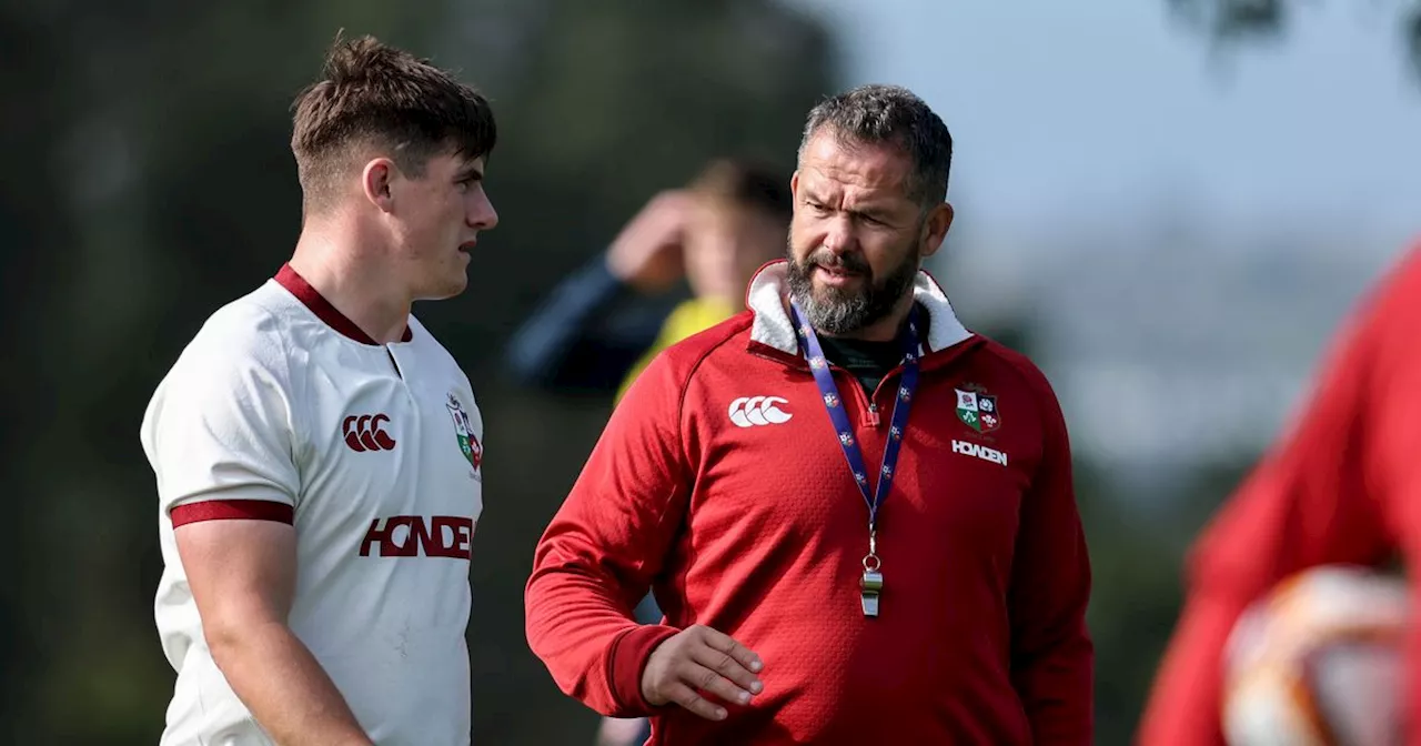 When does Andy Farrell name British and Irish Lions team to face Western Force