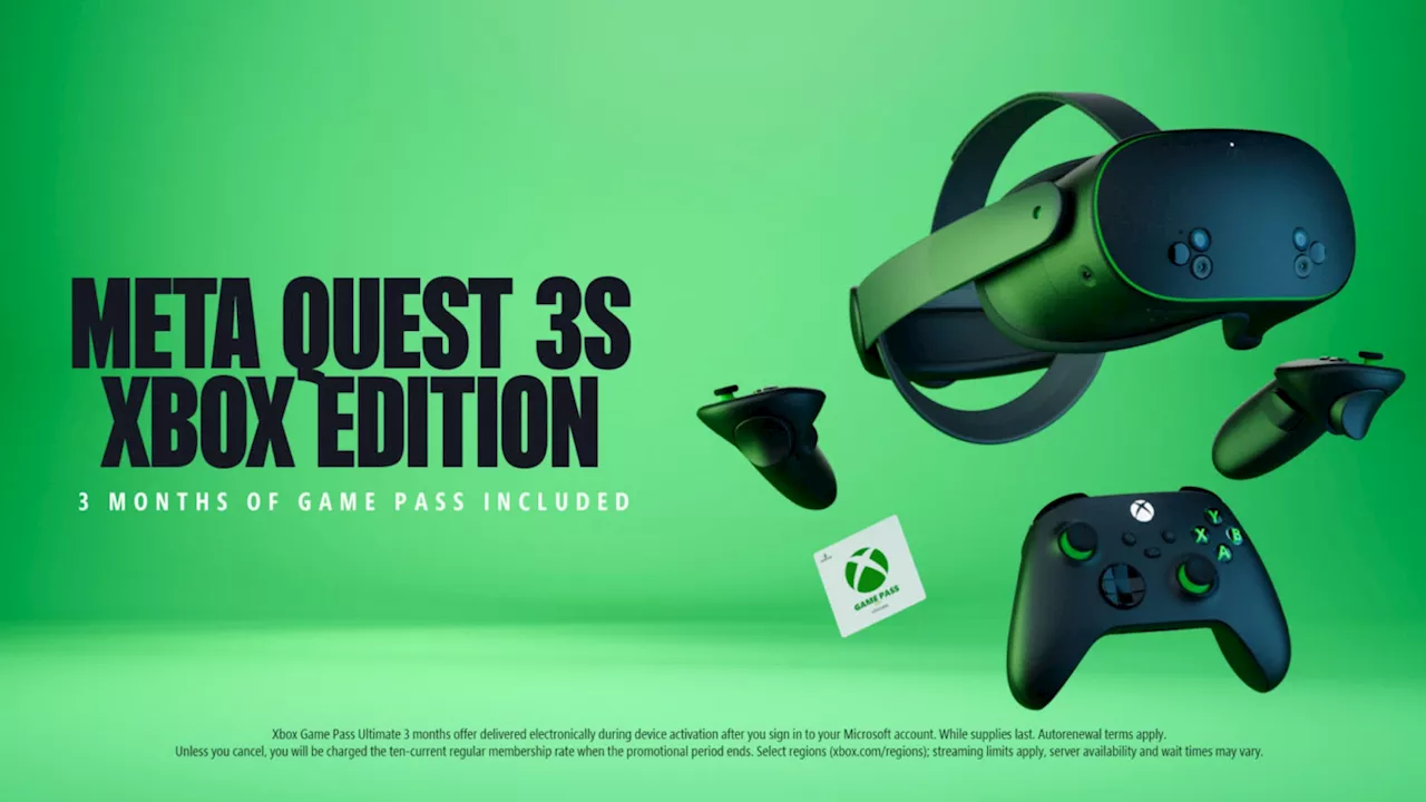 Meta Quest 3S Xbox Edition Goes Official For US$399.99