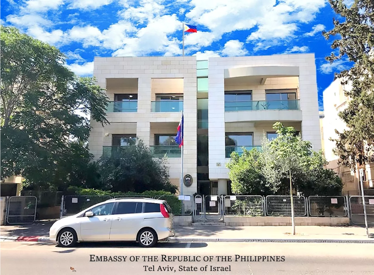 Tel Aviv embassy advises downgrade of Ph alert level