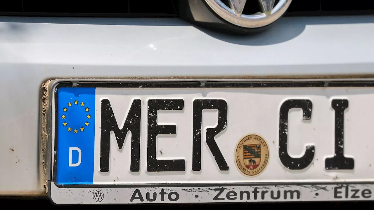 Sachsen-Anhalt: Altkennzeichen bei Sachsen-Anhalts Autofahrern sehr beliebt