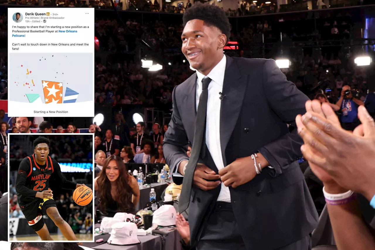 Pelicans draftee Derik Queen joked about new 'position' on LinkedIn