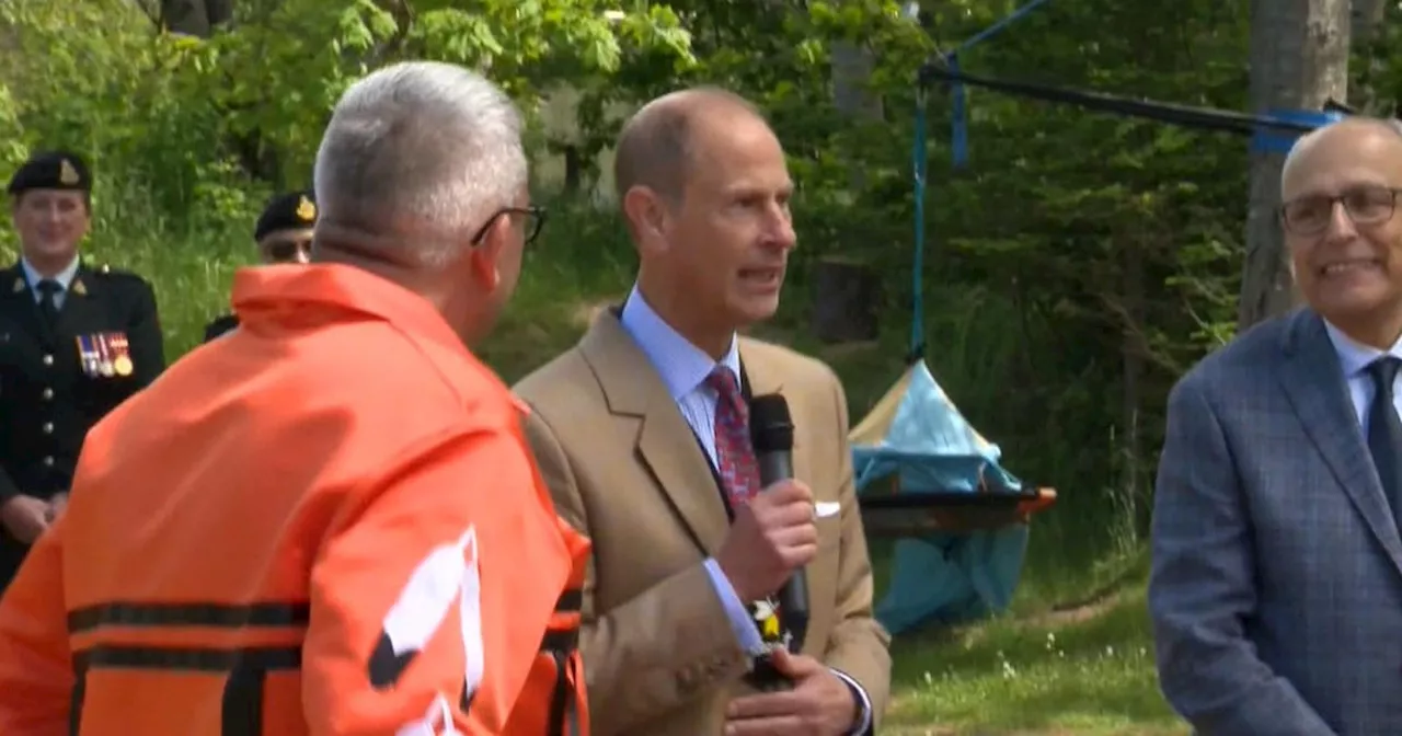 Prince Edward gets warm welcome on Prince Edward Island