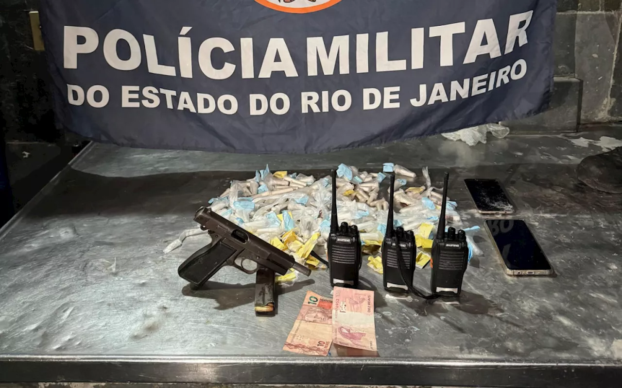 Confronto entre policiais e criminosos termina com um morto e um preso em Niterói